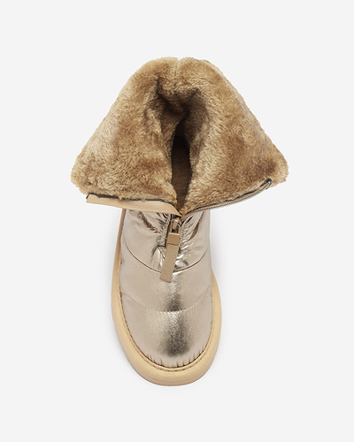 Roosa-kuldsed naiste jalatsid a'la lumesaapad Tirigga- Jalatsid