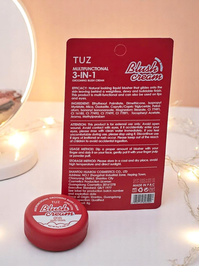 Cream blush in a jar Pinky Coral