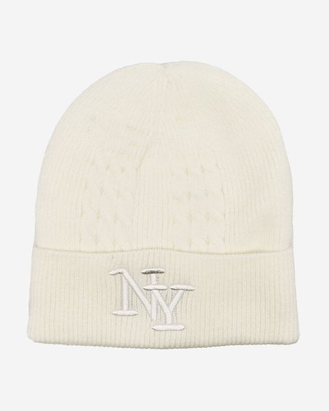 Royalfashion Ecru insulated women's cap