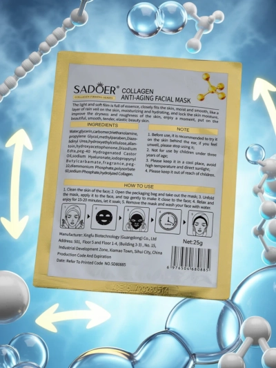 Sadoer Alethea 25ml Anti-Aging Protein Collagen Face Mask