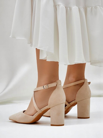 Туфли Royalfashion из эко‑замши для женщин с ремешками Kanastru