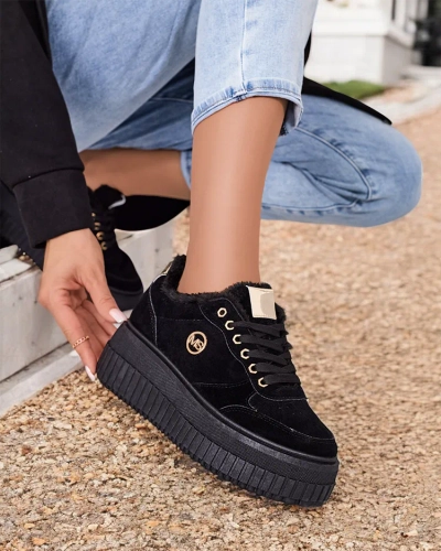 Royalfashion Утепленные женские кроссовки с мехом Nozii