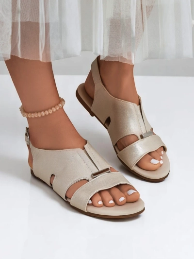 Royalfashion Women's Flat Sole Comfort Sandals