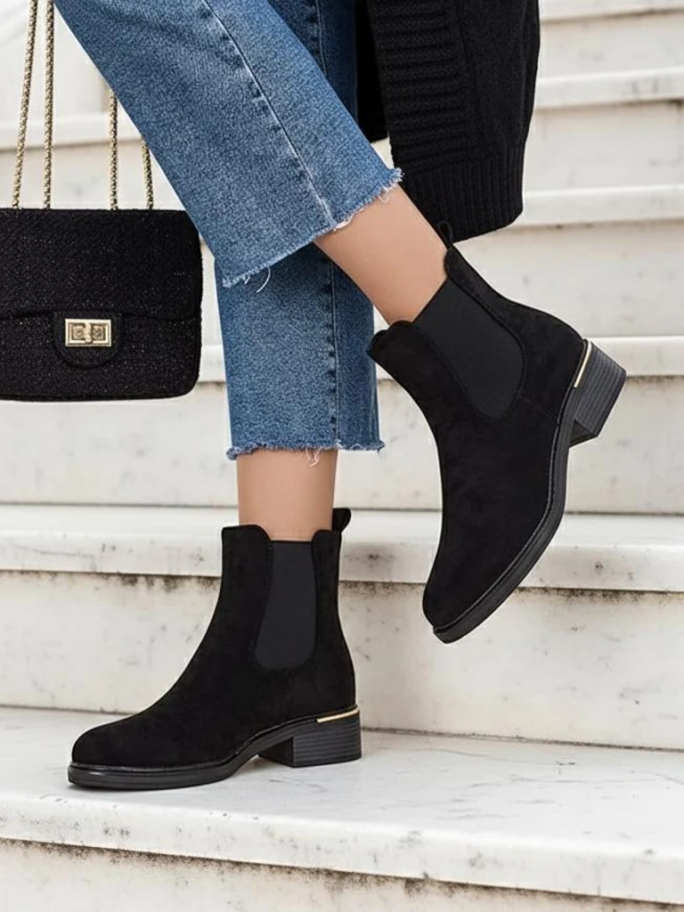 Royalfashion Women's slip-on boots Rizones