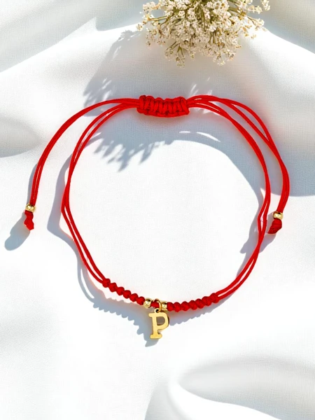 Naiste käevõru tähega P Petit Charm