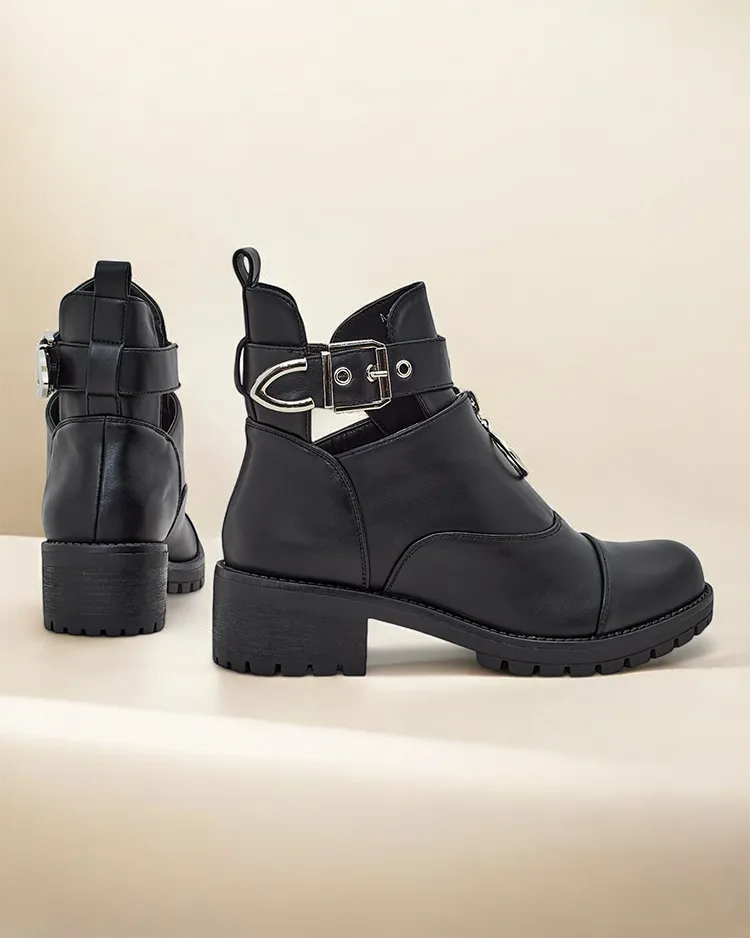 Royalfashion Women's ankle boots worker type Komoves