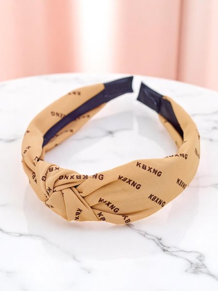 Royalfashion Punutud mustriga peavõru Grafiit Boom