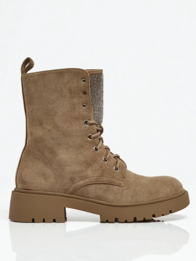 Öko-seemisnahast paeltega naiste saapad Ferlyne