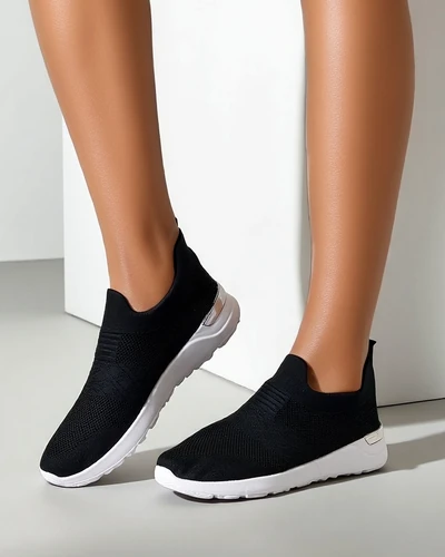 Спортивные тканевые туфли Royalfashion для женщин на платформе Satet