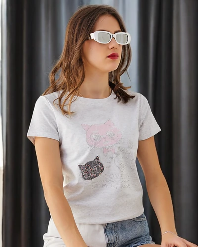 Royalfashion Naiste puuvillane bluus