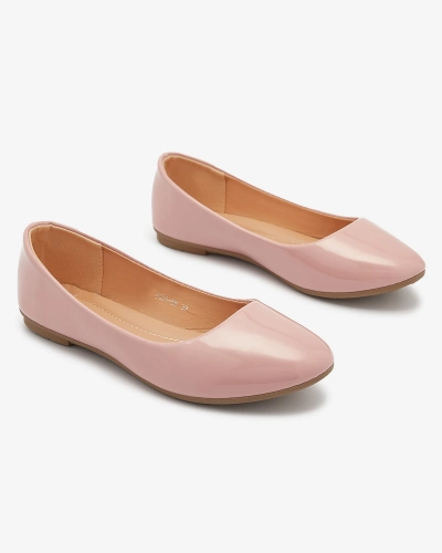 Pink Women's Lacquered Ballerinas Fama - Footwear