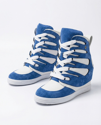 Royalfashion Women's sporty boots on a Pamstinsa heel