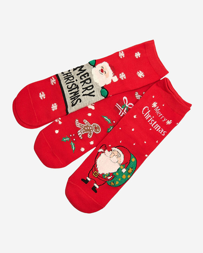 Royalfashion Christmas socks in a box 3/pack