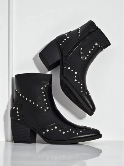 Women's Heeled Cowboy Boots with Glaciere Studs