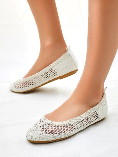 Женские перфорированные балетки Royalfashion Annete