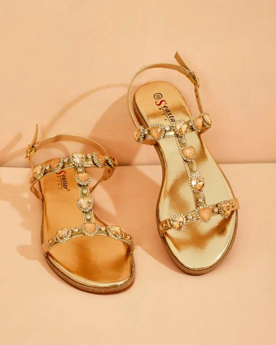 Royalfashion Women's Selina zirconia sandals