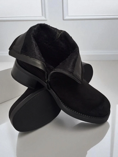 Valtos Women's Eco-Suede Ankle Boots with Buckles