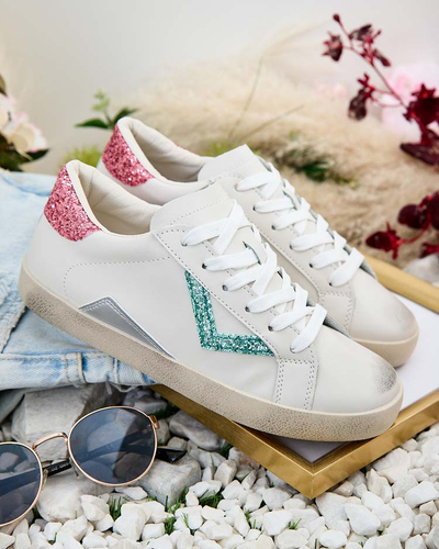 Royalfashion Women's sporty sneakers with embellishments Ginn