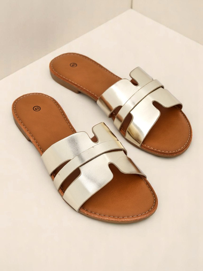 Royalfashion Женские шлепанцы на плоской подошве Livia Soft