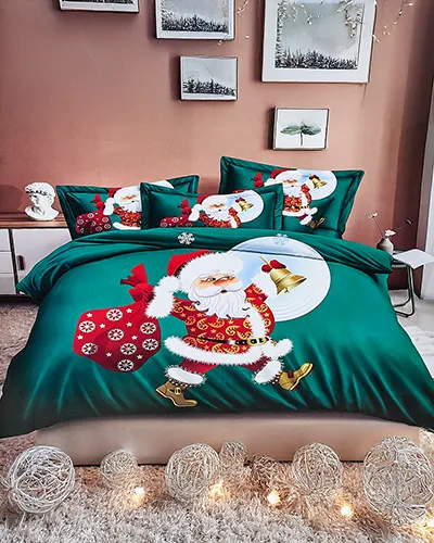 Royalfashion Christmas bedding 160x200 set 3-PIECE