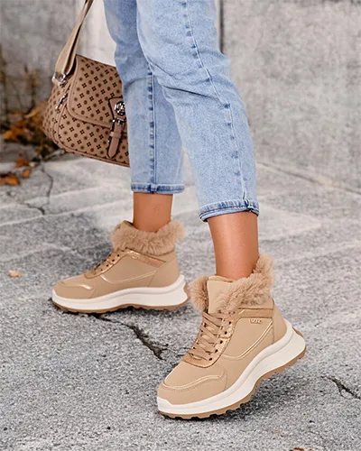 Royalfashion Soojad naiste karvkattega tossud Mofell