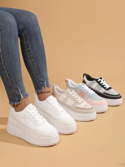 Royalfashion Women’s platform sneakers Siserra