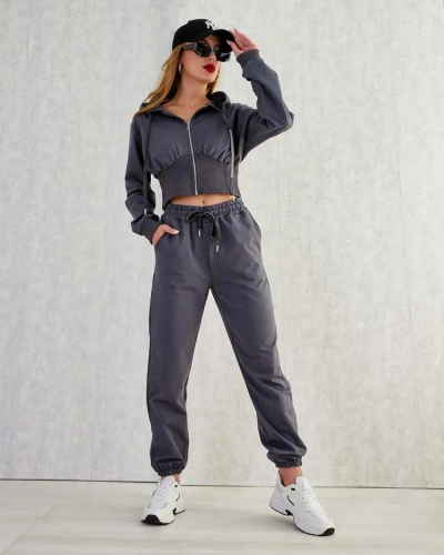 Royalfashion Women's cotton sweatshirt set