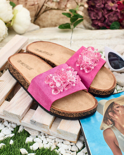 Royalfashion Naiste Villo rhinestone flip-flops