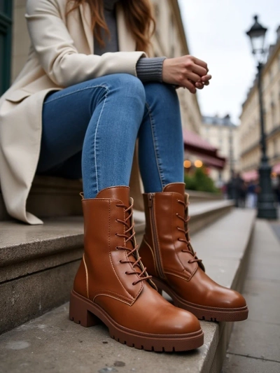 Royalfashion Naiste Bumalo nöörsaapad