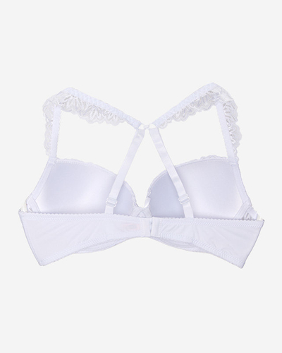 Women's white lace bra - Underwear