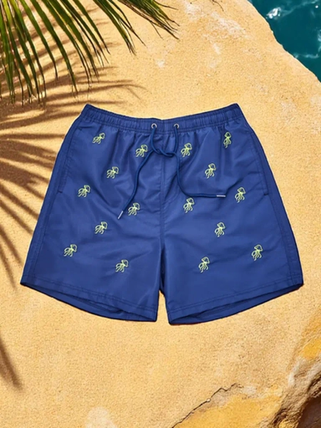 Royalfashion Men's Sports Shorts with Protective Mesh