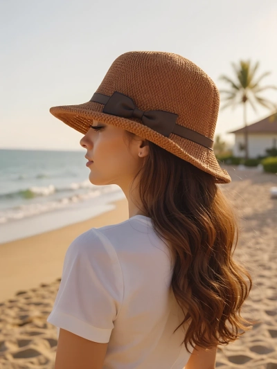 Royalfashion Женская шляпа, украшенная бантом Summer Grace