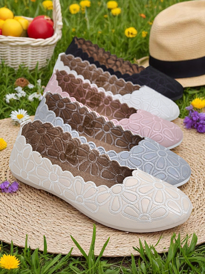 Royalfashion Floral naiste Magerro baleriinad