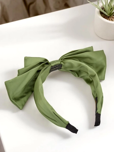 Royalfashion Атласный ободок с бантом Celine