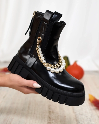 Royalfashion Mustad naiste saapad Zifosca