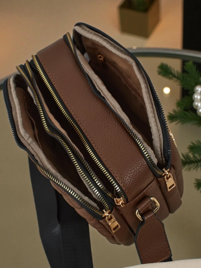 Стеганая маленькая женская сумочка Corinne из экокожи