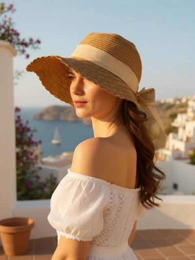 Royalfashion Соломенная шляпа для женщин Mira Flare