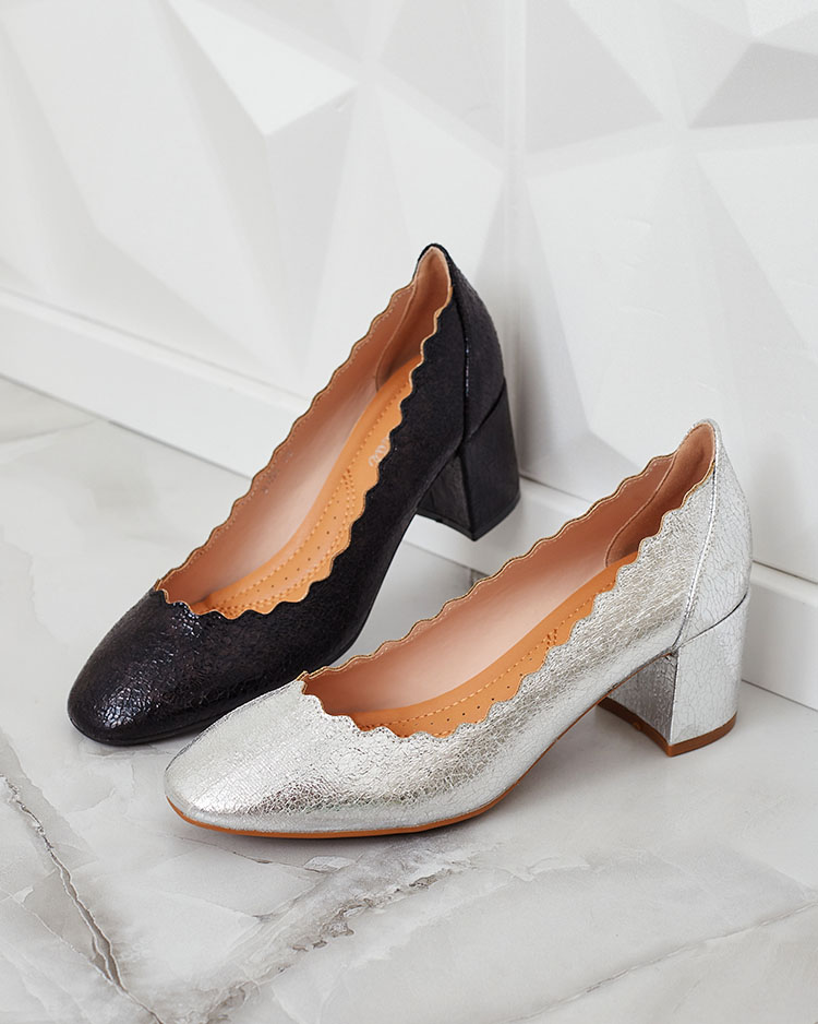 Royalfashion Mustad naiste stilettpumbad Nynony