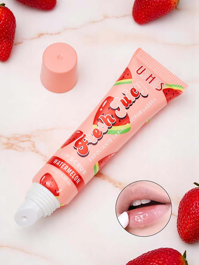 Watermelon lip scrub