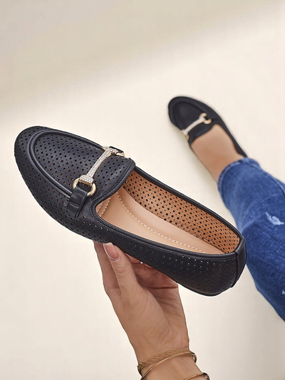 Royalfashion Rafalle pitsilised naiste loafersid