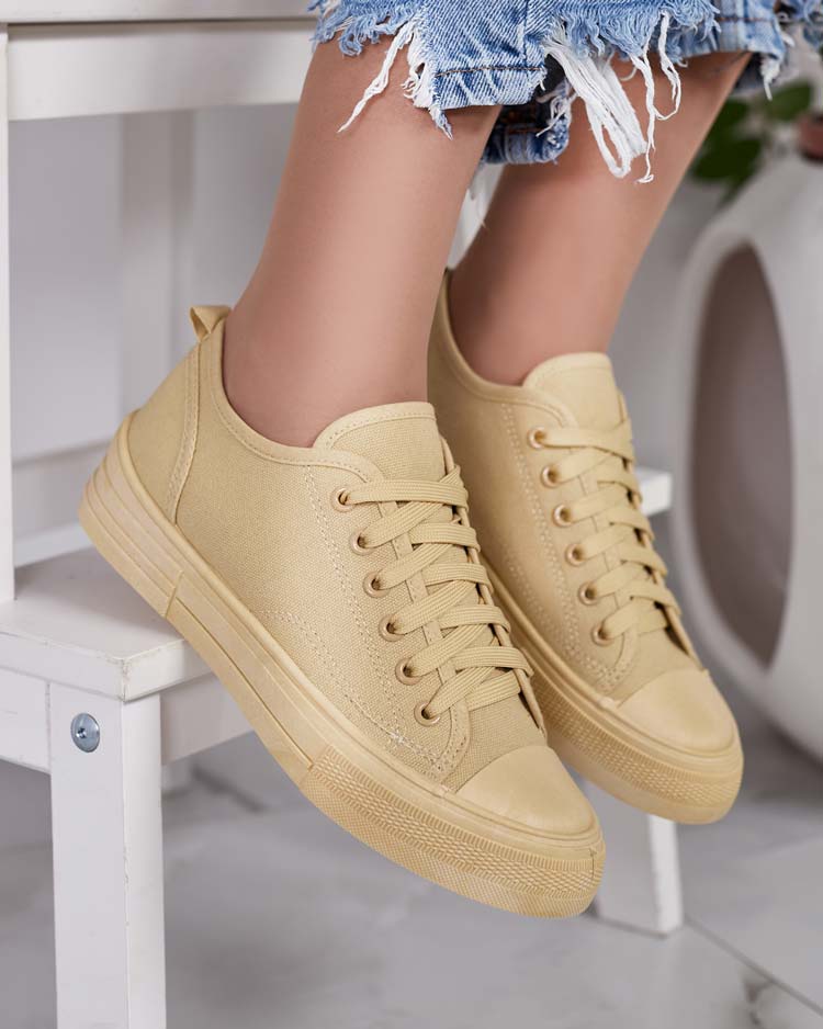 Royalfashion Women's Classic Lace-up Sneakers Seleas