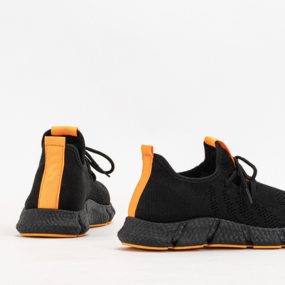 Черная и оранжевая женская спортивная обувь Bommgi - Обувь
