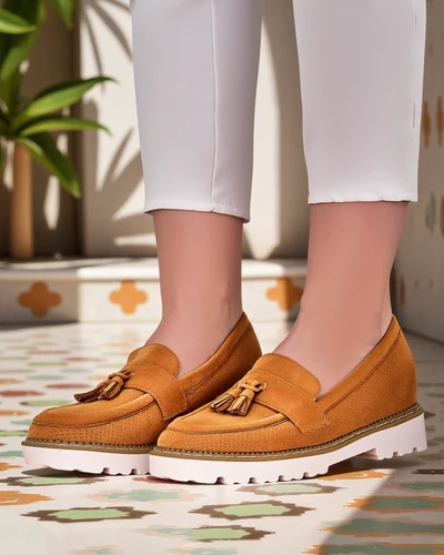 Royalfashion Women's Perforated Moccasins Esiobb