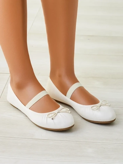 Royalfashion Naiste ballerinad nööriga ja elastse Evsal