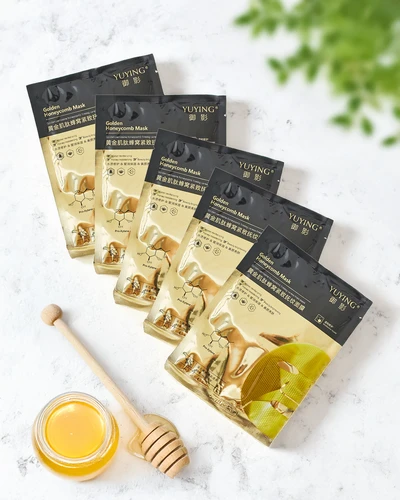 Gold sheet mask with honeycomb structure 28g