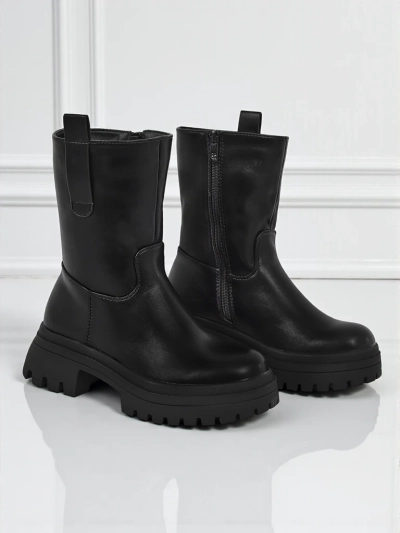 Kõrgemad öko-nahast naiste poolsaapad Scarlet Mist