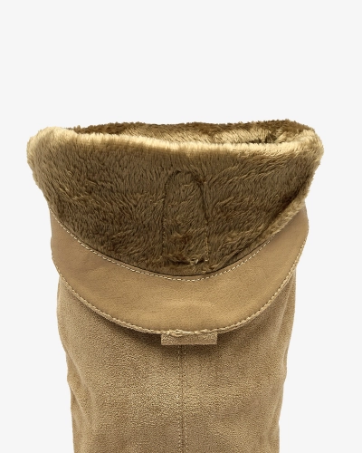Royalfashion Women's insulated boots in camel Comfy Elegance