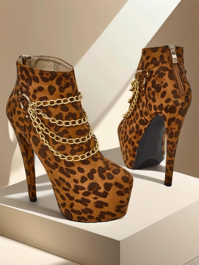 Royalfashion Ladies ankle boots on a stiletto Damesse