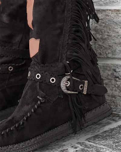 Royalfashion Naiste saapad peidetud ankruga Indio