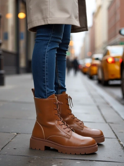 Royalfashion Naiste Bumalo nöörsaapad